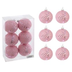 GAEM Набор из 6шт Украшение новогоднее "Шар", D6 см, L18 W11,5 H6 см