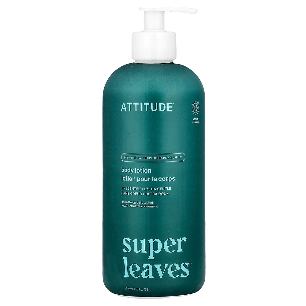ATTITUDE, Super Leaves™, лосьон для тела, без запаха, 473 мл (16 жидк. унций)