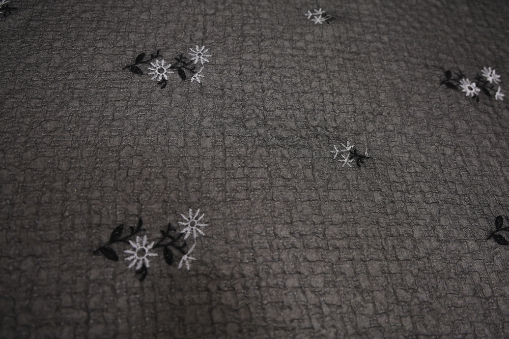 Жаккард серый