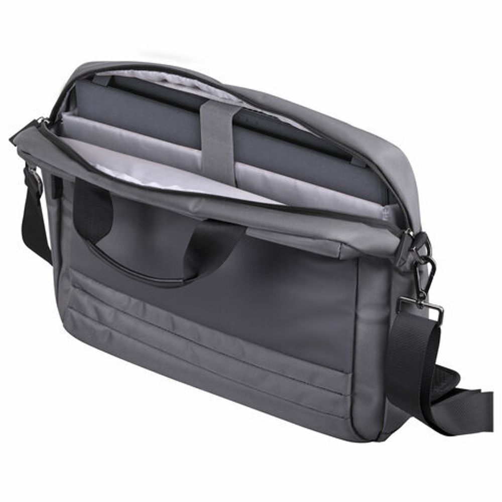 Сумка портфель BRAUBERG Expert с отделением для ноутбука 15,6", 2 отделения, серая, 30х40х12 см, 270825