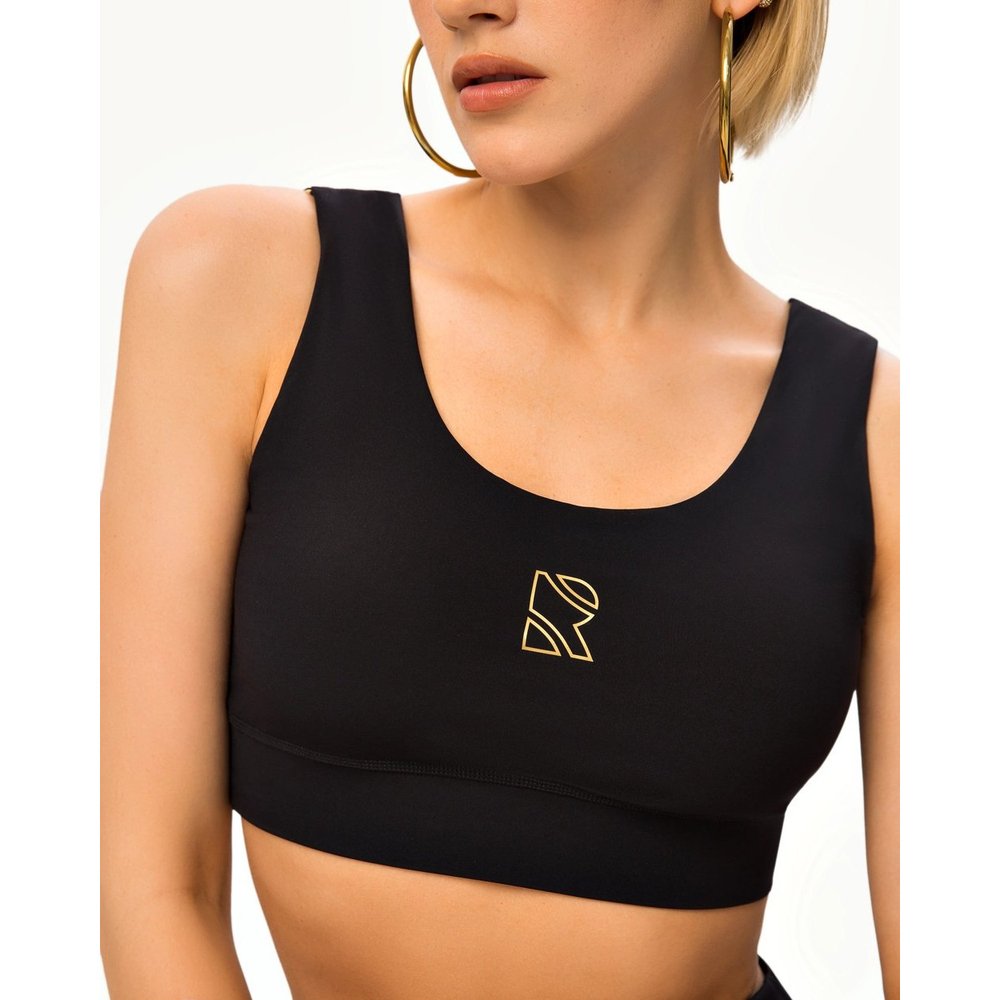 ОДЕЖДА ДЛЯ ТЕННИСА Женская, Топ RAQUETA PAINTED BLACK .