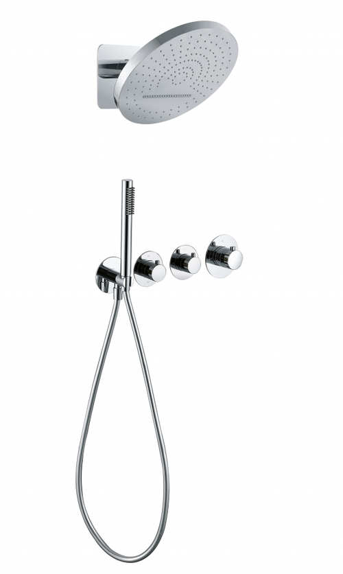 Душевая система скрытого монтажа Grocenberg GB5020CR  с Термостатом Vernet (Франция)