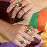 Кольцо Qudo FIRENZE 18 (S) Peridot 107000/40-4516 18 размер 18