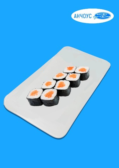 Мини ролл с лососем