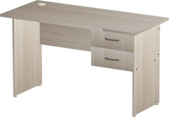 Стол письменный 2 ящика Стандарт Про ясень шимо светлый