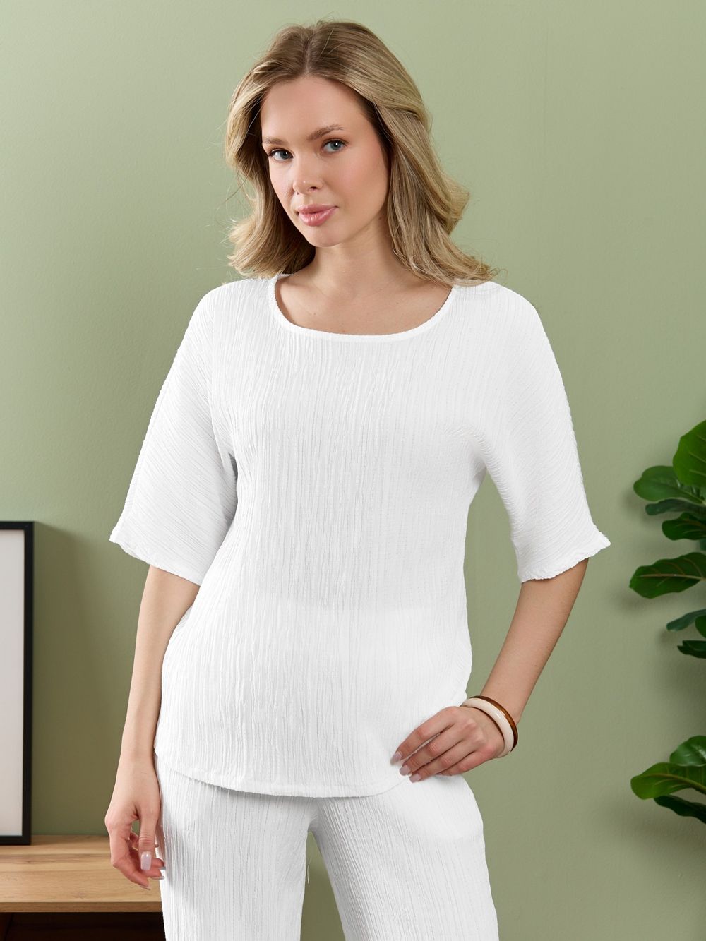 Блузка Сиеста-6 Виотекс БЕЛЫЙ