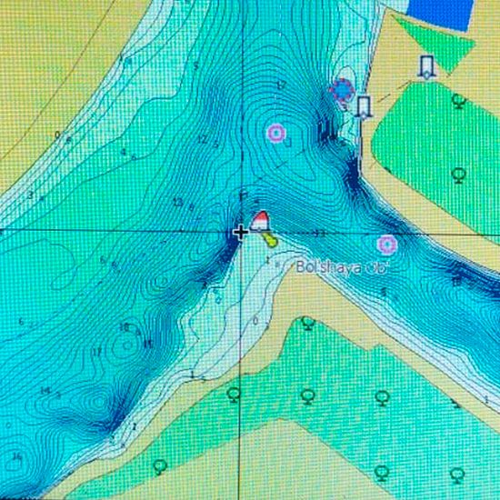 C-MAP Россия Сибирь Обь низовье, Надым для Lowrance / Simrad / B&G  MAX-N+ RS-Y511