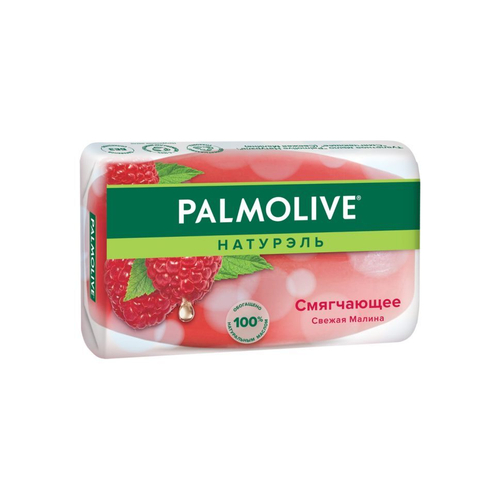 Colgate-Palmolive Мыло туалетное глицериновое 90г Натурэль Смягчающее Свежая малина