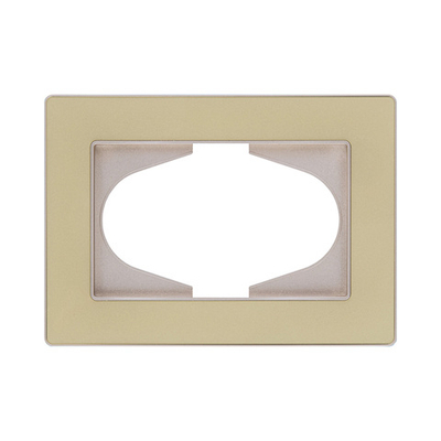 Рамка для двойной розетки, золотой Kollinger Eleganz Acryl EA120GD