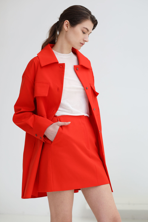 Брюки прямые, royal blue