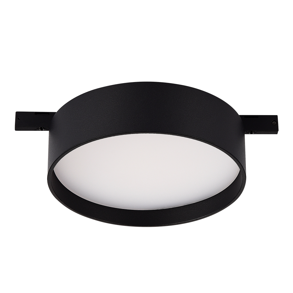 ST670.436.12 Магнитный трековый светильник Черный LED 1*12W 3000K 500Lm Ra&gt;80 100° IP20 D113xH34 24V SUPER5