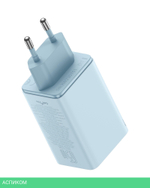 Сетевое зарядное устройство Baseus GaN6 Pro 65W EU Galaxy Bluе (P10162701313-00)