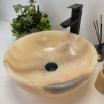 Раковина из оникса Bowl Yellow TinLip BO-62971 40*40*15 140