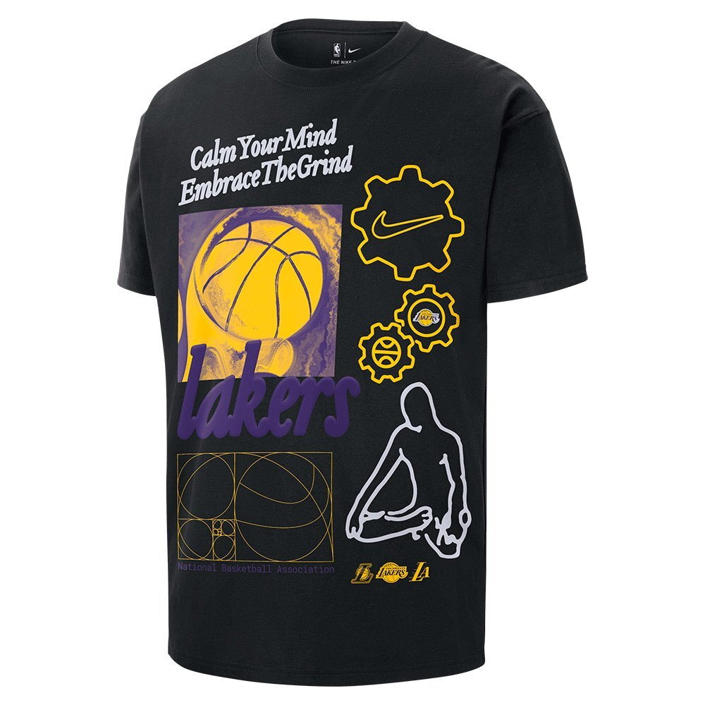 Футболка Nike NBA Max90 Los Angeles Lakers Courtside T-Shirt Black