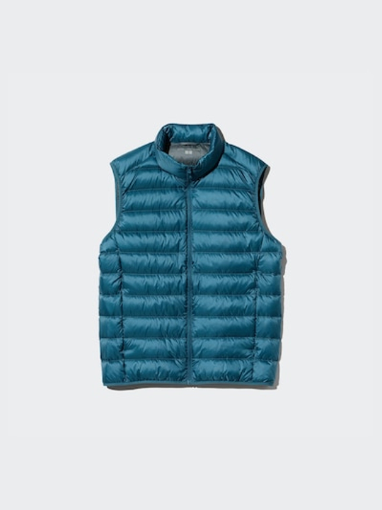 UNIQLO Ультралегкий пуховый жилет, синий