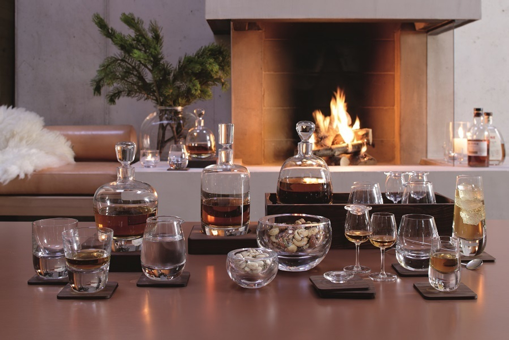 Набор из 2-х стопок на подставках Whisky 80 мл