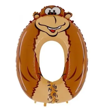 Шары гелиевые - цифра 0