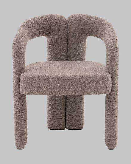 Стул Болинджер букле светло-коричневый
