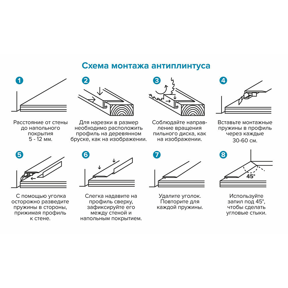 Плинтус алюминиевый напольный черный 5,9х16х2700 мм щелевой