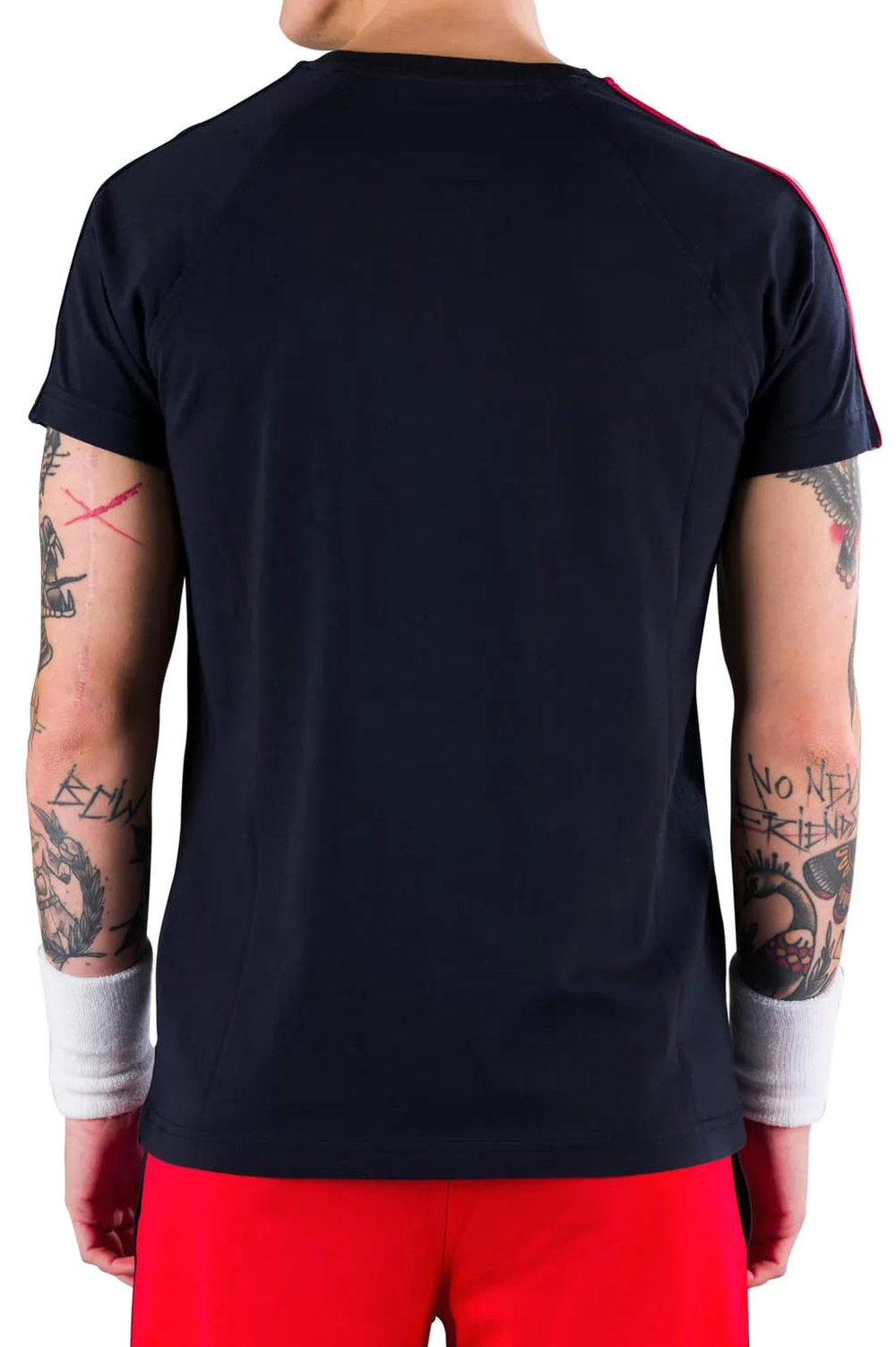 Теннисная футболка Hydrogen USA Cotton Tee - Blue