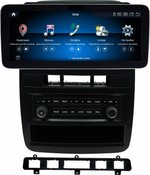 Магнитола для Volkswagen Touareg 2 2010-2018 - Kuberg монитор 12.3" в стиле MERCEDES на Android 13, Быстрая, CarPlay, 4G SIM-слот