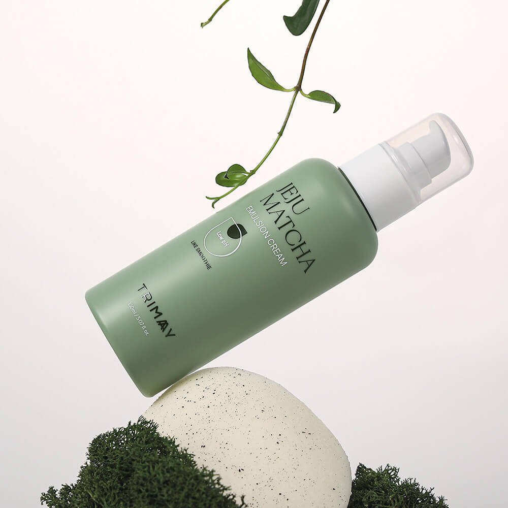 Trimay Jeju Matcha Low pH Soothing Emulsion Cream успокаивающий крем-эмульсия с чаем матча