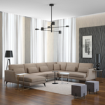 Albert диван угловой с шезлонгом, велюр