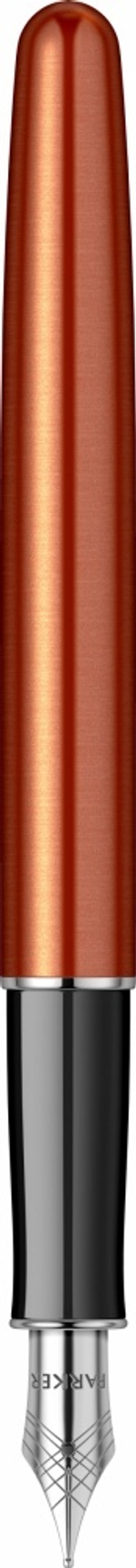 Перьевая ручка Parker Sonnet Essentials Orange SB Steel CT 2169228, перо: F, цвет чернил black, в подарочной упаковке.