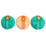 Cleanlogic, Средства для ванны и тела, буферы для снятия макияжа, 3 буфера с двойной текстурой