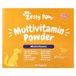 Zesty Paws, Мультивитаминный порошок, для собак, для всех возрастов, с лососем, 30 пакетиков, 60 г (2,1 унции)