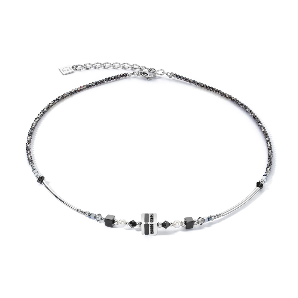 Колье Coeur de Lion Black-Silver 4355/10-1317