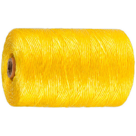 Шпагат ЗУБР многоцелевой полипропиленовый, желтый, d=1,8 мм, 60 м, 50 кгс, 1,2 ктекс (50037-060)