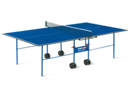 Стол теннисный Olympic Optima Синий с сеткой