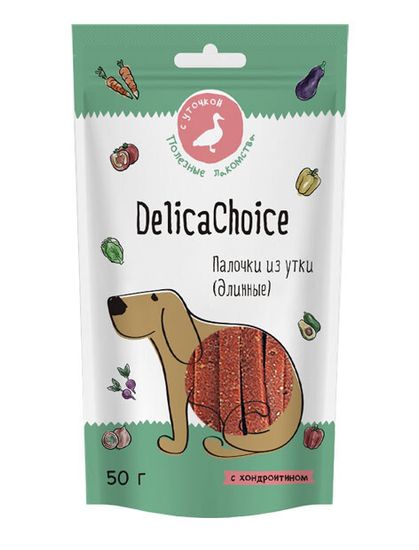 DelicaChoice Лакомство для собак "Палочки из утки длинные"