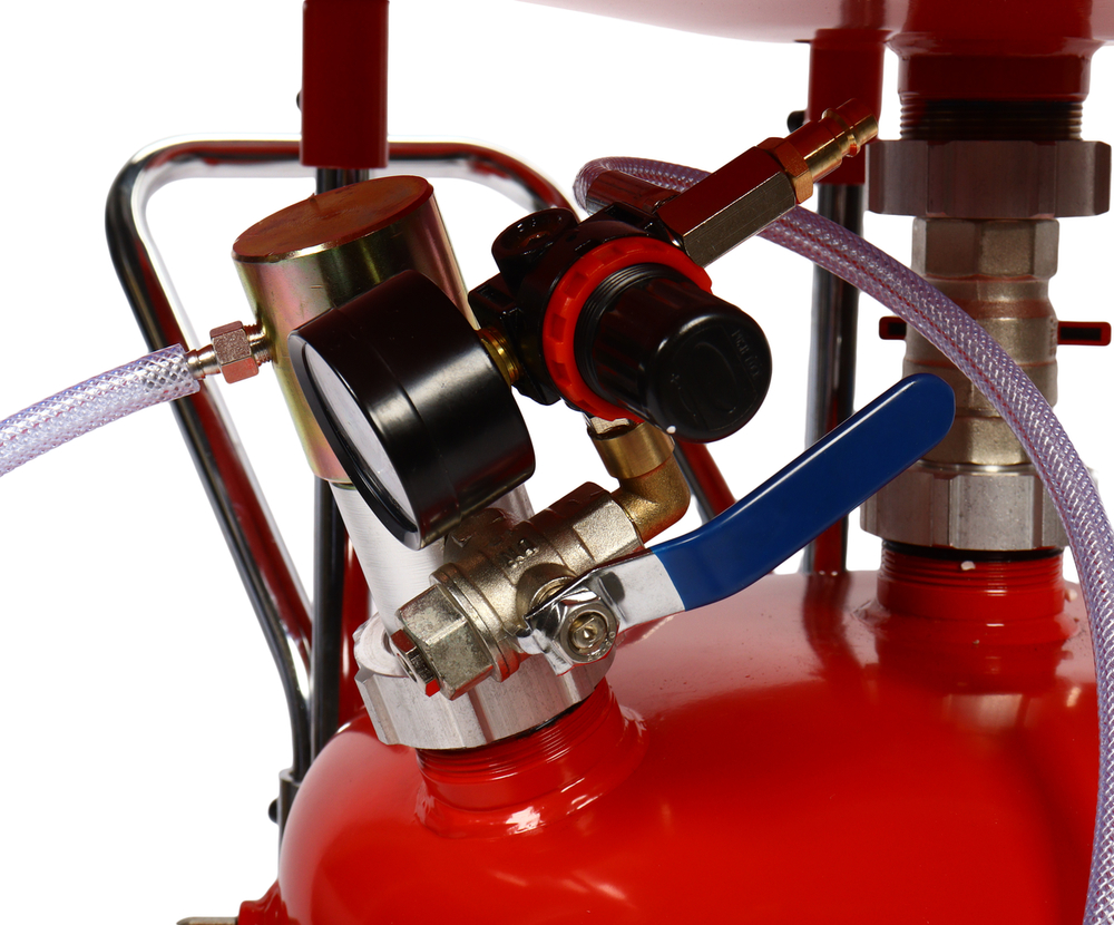 Установка для мойки деталей пневматическая ванна 50л,бак 65л GTE