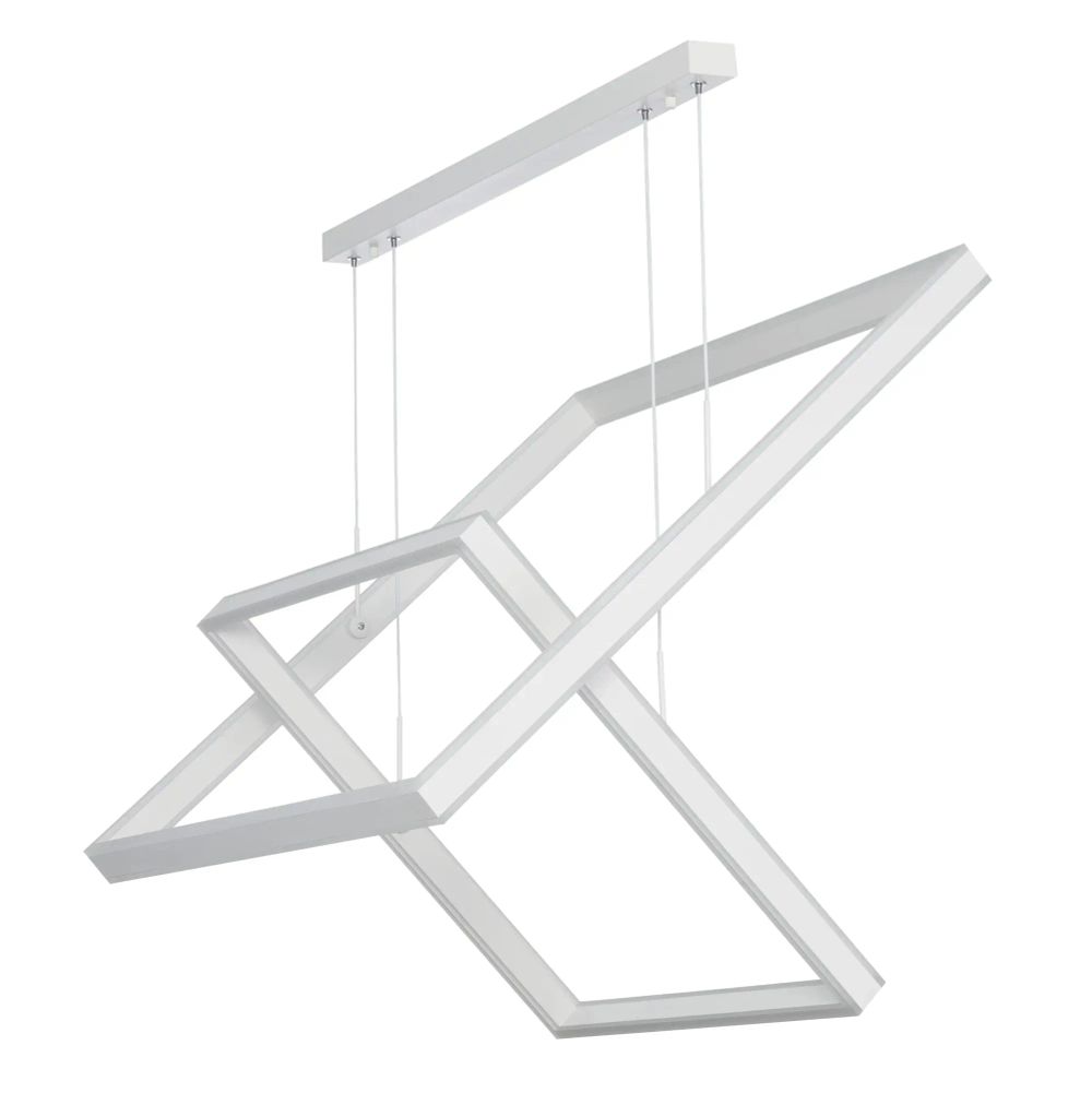 Citilux Дуэт CL719K210 LED Люстра подвесная с пультом Белая