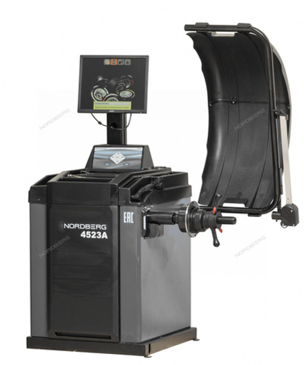 Станок балансировочный автомат с дисплеем, серый NORDBERG 4523A(G)