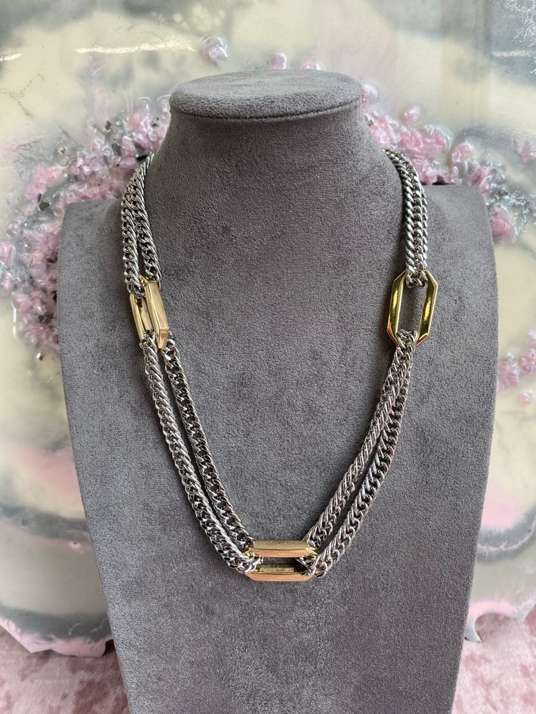 Колье Цепи, биколор Колье Цепи, биколор