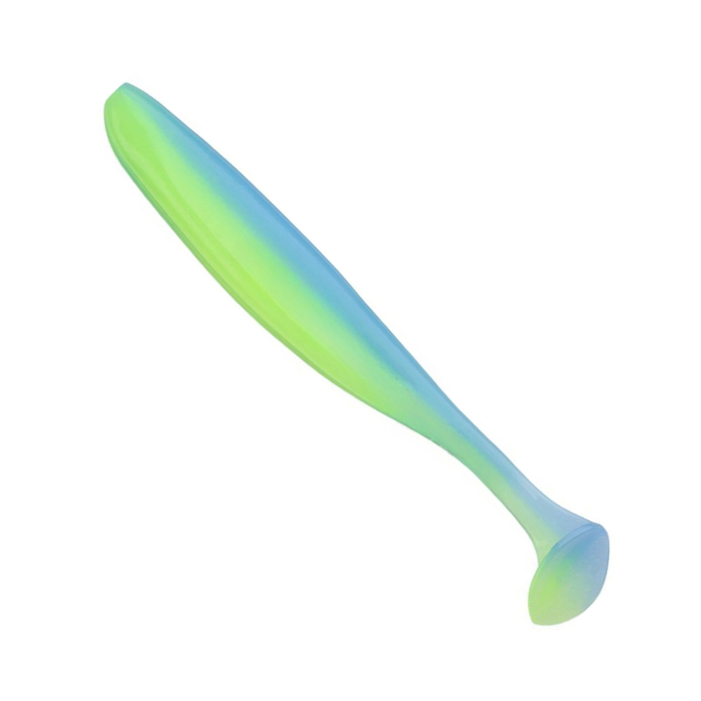 Приманка силиконовая Keitech Easy Shiner 4" PAL #01 Chartreuse Red Flake, 3 упаковки по 7 штук