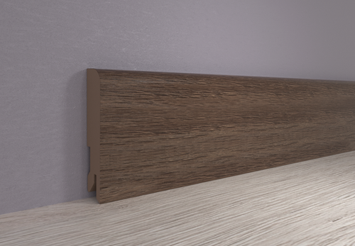 Плинтус МДФ ламинированный Лука Пл 80 МДФ.2400.24052 дуб бомонт 16x80х2400 мм