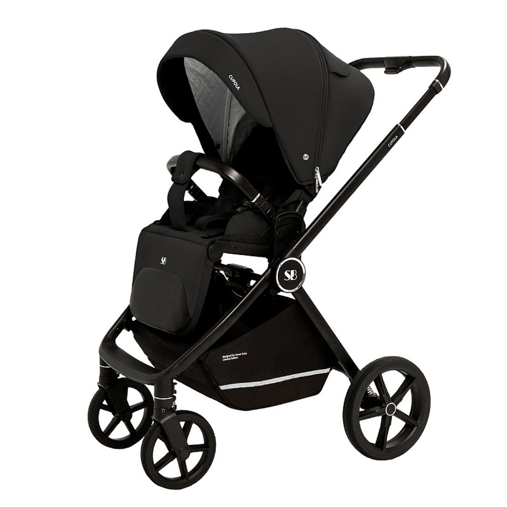Детская коляска Sweet Baby Cupola New 2 в 1 Moon Black