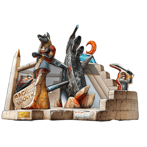 Коммерческий надувной батут "Египет 2"