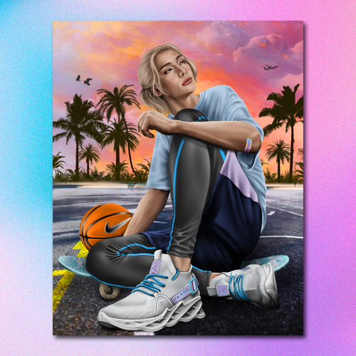 Арт принт / alexstayart / STRAY KIDS / Хёнджин #06