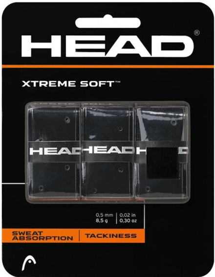 Намотки теннисные Head Xtremesoft black 3P