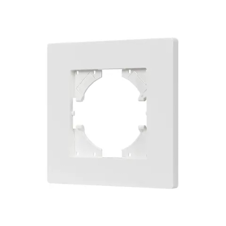 Рамка пластиковая FRM-PERIO-PL-1-WH (Arlight, -) 049688