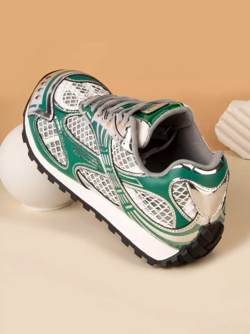 Кроссовки нат. кожа (36-41)р. / шт. HL-20-GREEN