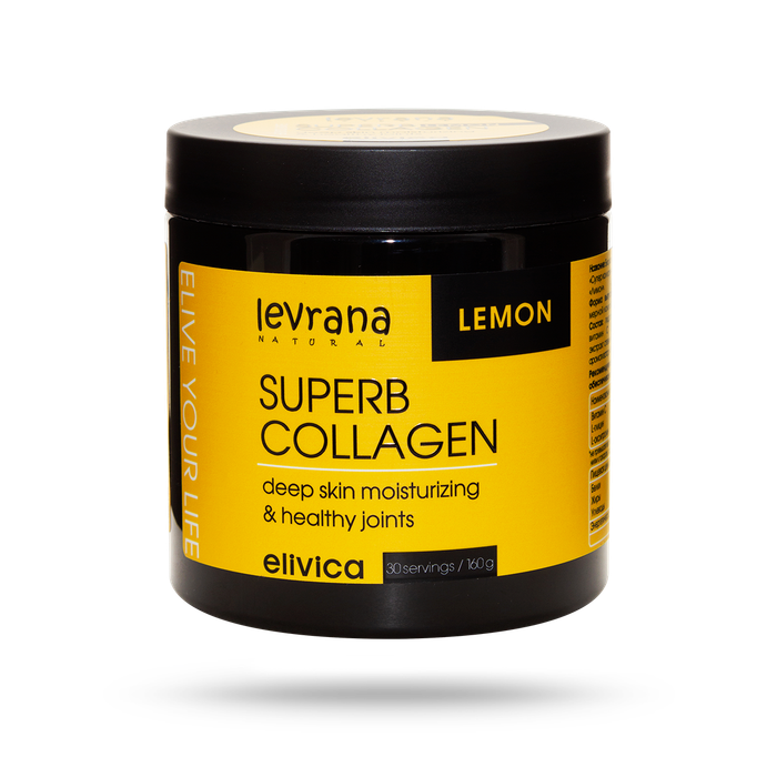 Коллаген &quot;Лимон&quot;, Superb Сollagen Lemon, Elivica, 160 гр