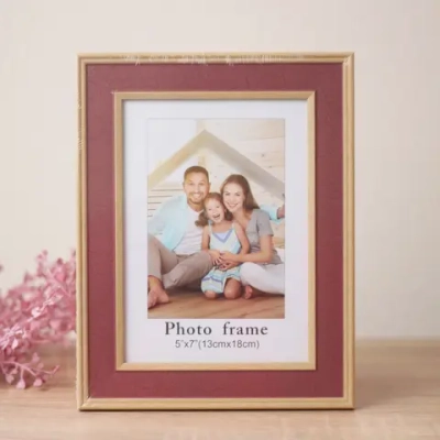 Фоторамка 13*18см «Торонто» бордовый, пластик