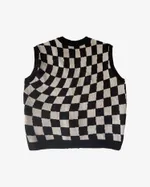 Жилет БИЧ Клетка Черно-Белый