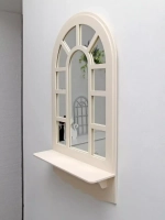 Зеркало на стену с полкой